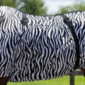 Eksemtäcke UV-Resistant Zebra Svart/Vit Eksemtäcke UV-Resistant Zebra Svart/Vit