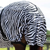 Eksemtäcke UV-Resistant Zebra Svart/Vit Eksemtäcke UV-Resistant Zebra Svart/Vit