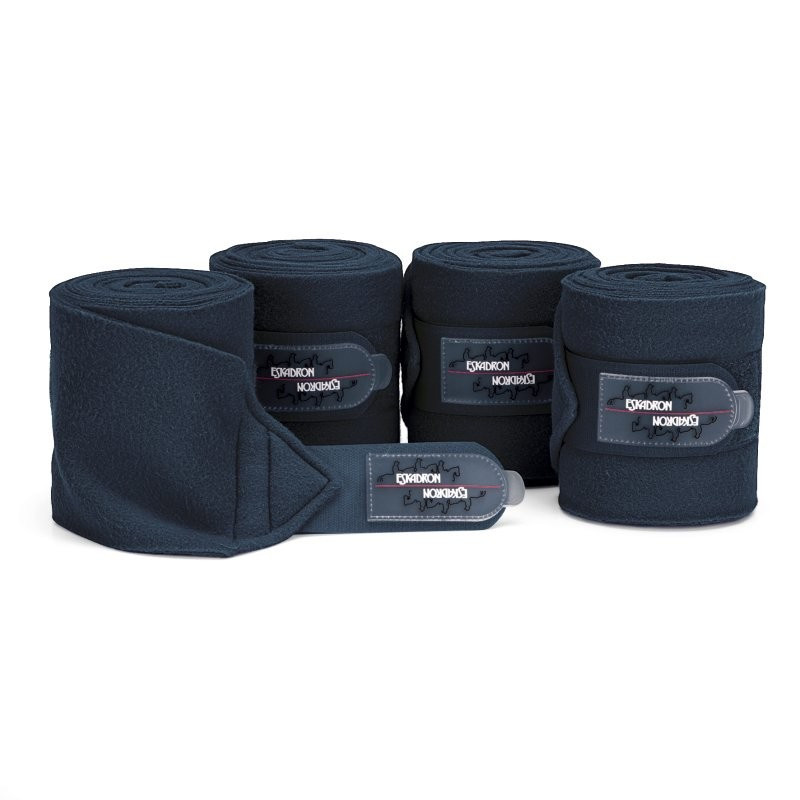 Fleecelindor 4-pack Marinblå