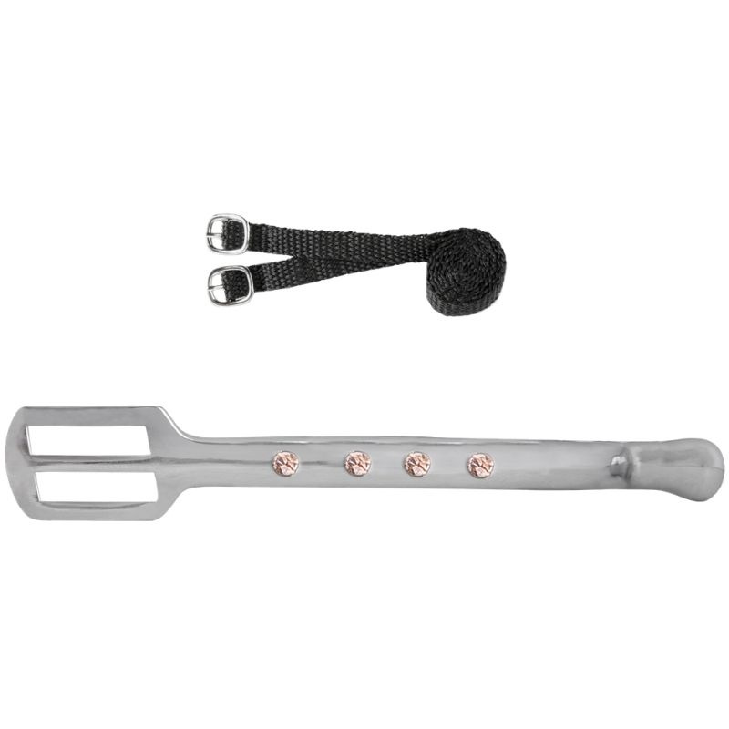 Sporrar med Remmar Crystal Rosa