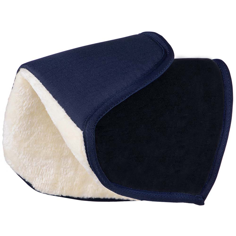 Mankskydd Fauxfur Marinblå
