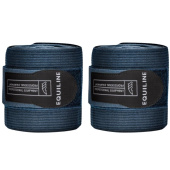 Benlindor Work Bandage Elastisk/Fleece 2-pack Marinblå Benlindor Work Bandage Elastisk/Fleece 2-pack Marinblå