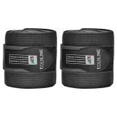 Benlindor Work Bandage Elastisk/Fleece 2-pack Svart Benlindor Work Bandage Elastisk/Fleece 2-pack Svart