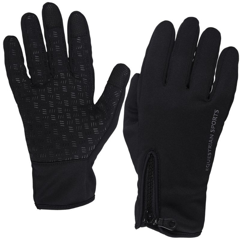 Vinterridhandskar Vienna Softshell Svart
