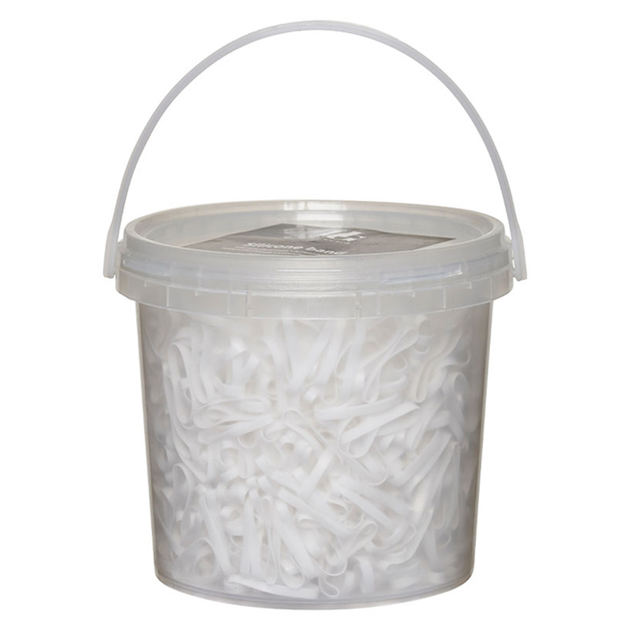 Gummiband Silikon 1500st HG Vit