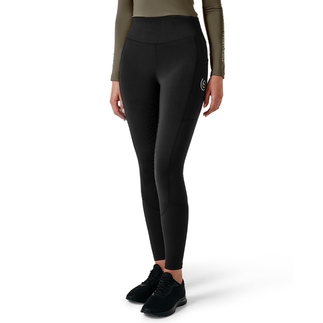 Ridtights ES Dressage Movement Full Grip All Black