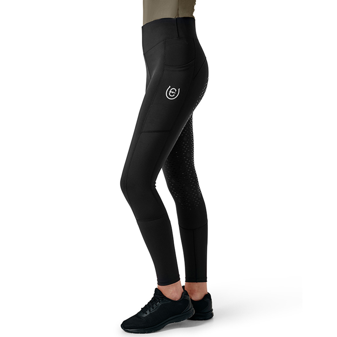 Ridtights ES Dressage Movement Full Grip All Black