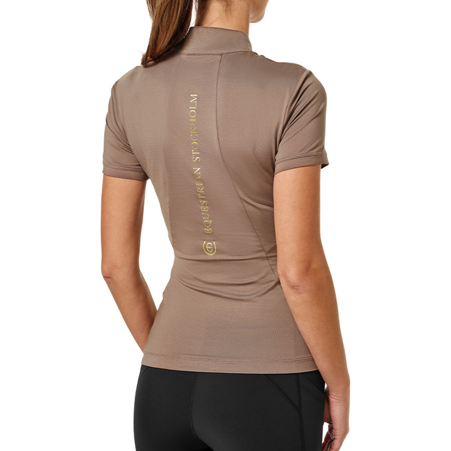 Träningstopp ES UV Protection Short Sleeve Champagne