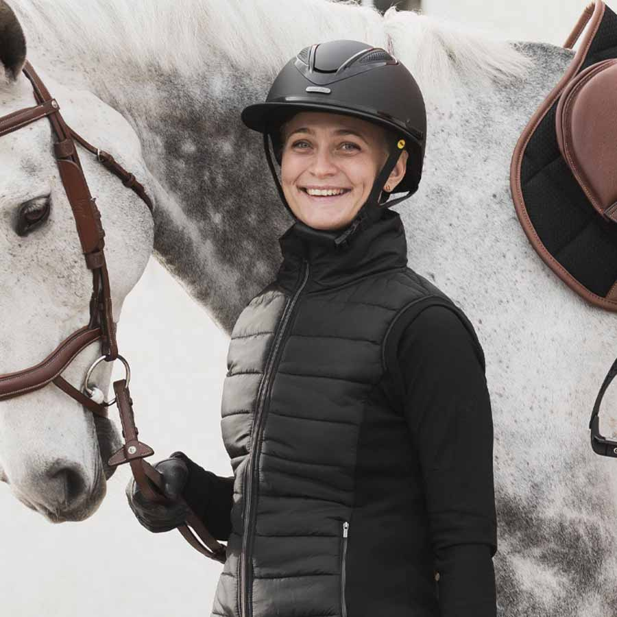 Ridhjälm MIPS Adele Wide Peak Svart