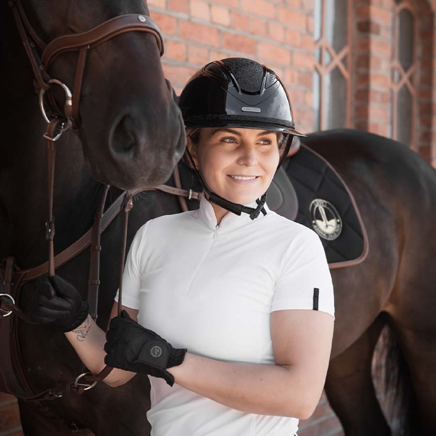 Ridhjälm MIPS Amelia Wide Peak Svart