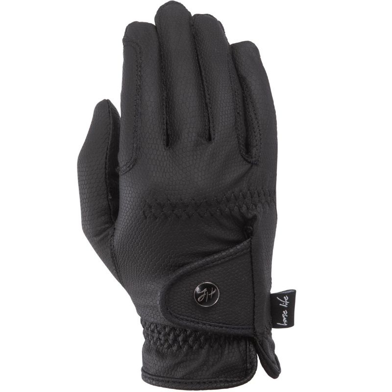 Ridhandskar Barn/Junior Flexible Grip Svart