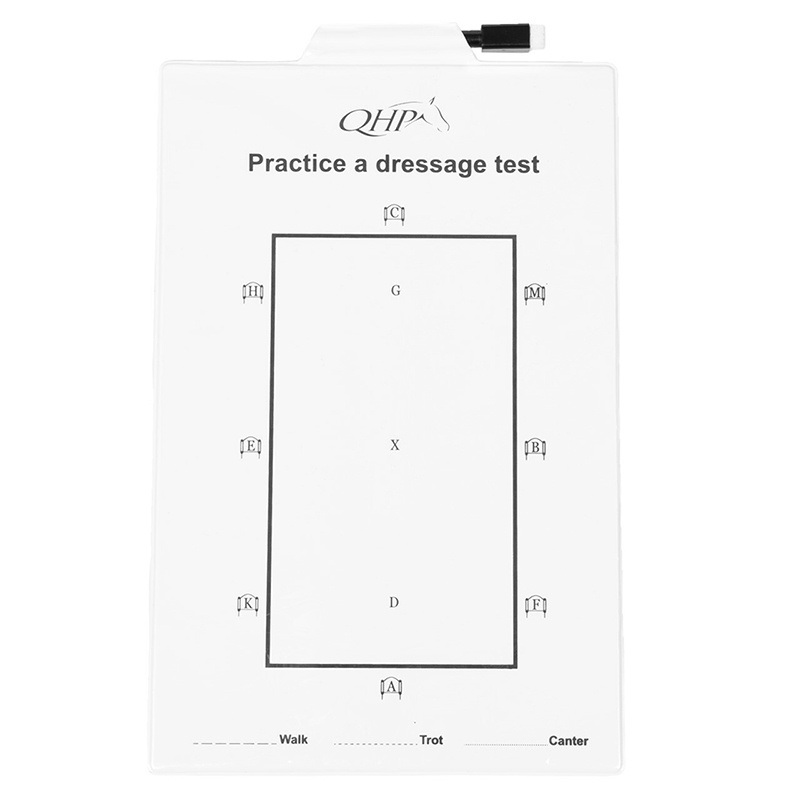 Övningstavla Dressyr Whiteboard Vit
