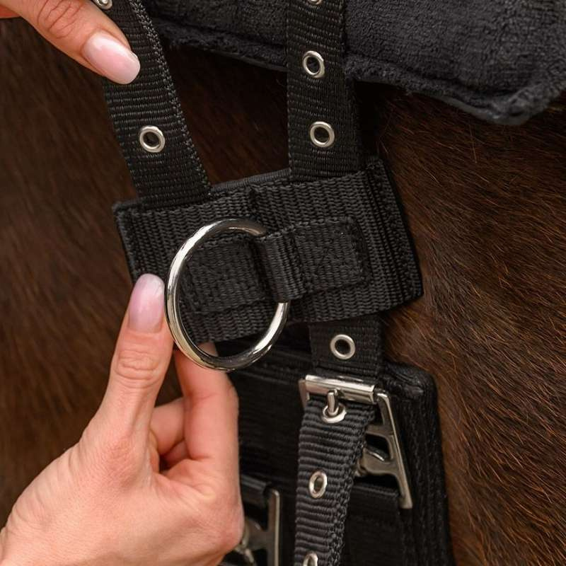 Extraring till Tömkörningsgjord Padded Svart