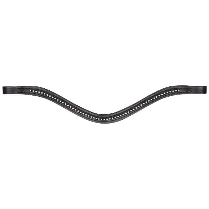 Pannband Diamond Curved Svart/Silver