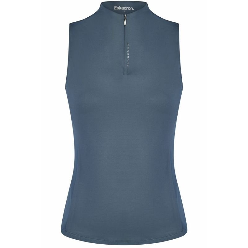 Ridtopp Tank Half Zip Classic Sports Grön