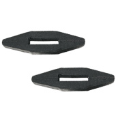 Tygelstopp Rubber 2-pack Svart Tygelstopp Rubber 2-pack Svart