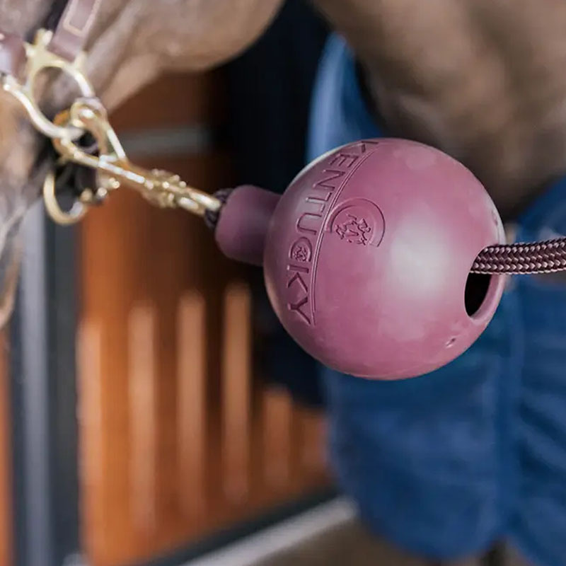 Skyddsboll Lead & Wall Protection Rubber Vinröd