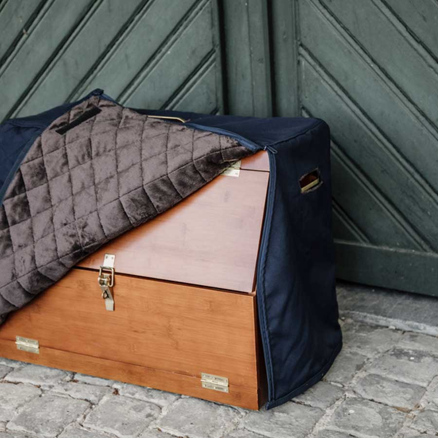 Överdrag till Ryktlåda Show Grooming Marinblå