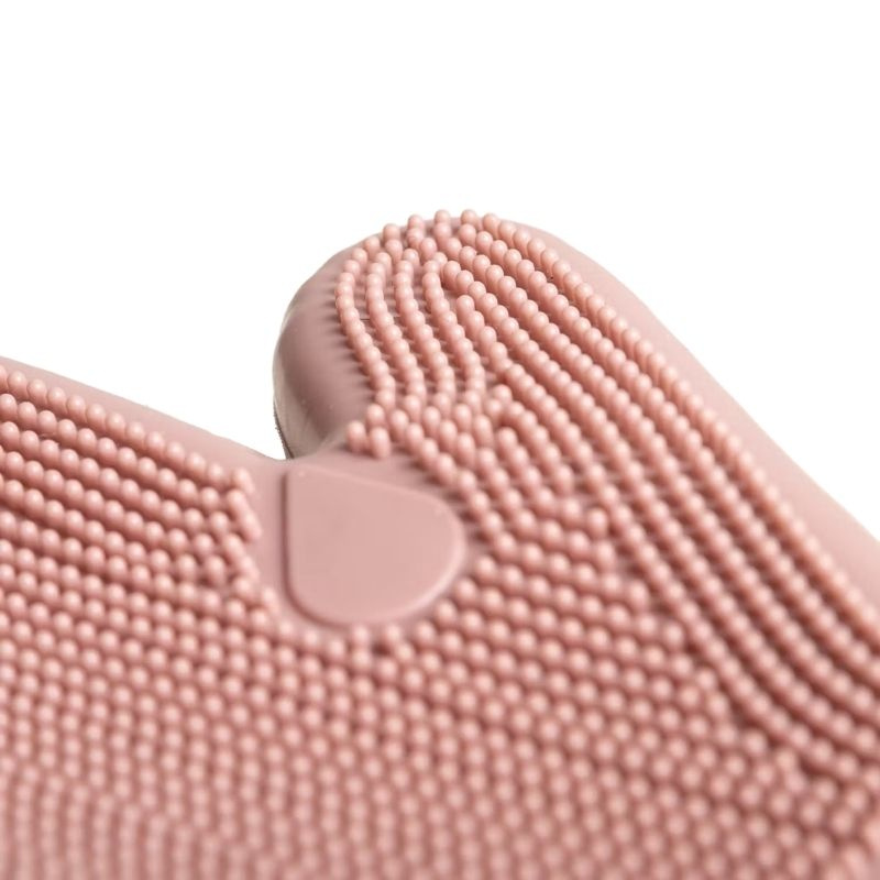 Groominghandske Rubber Rosa