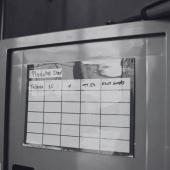 Tavla Show Board Magnetic Svart Tavla Show Board Magnetic Svart