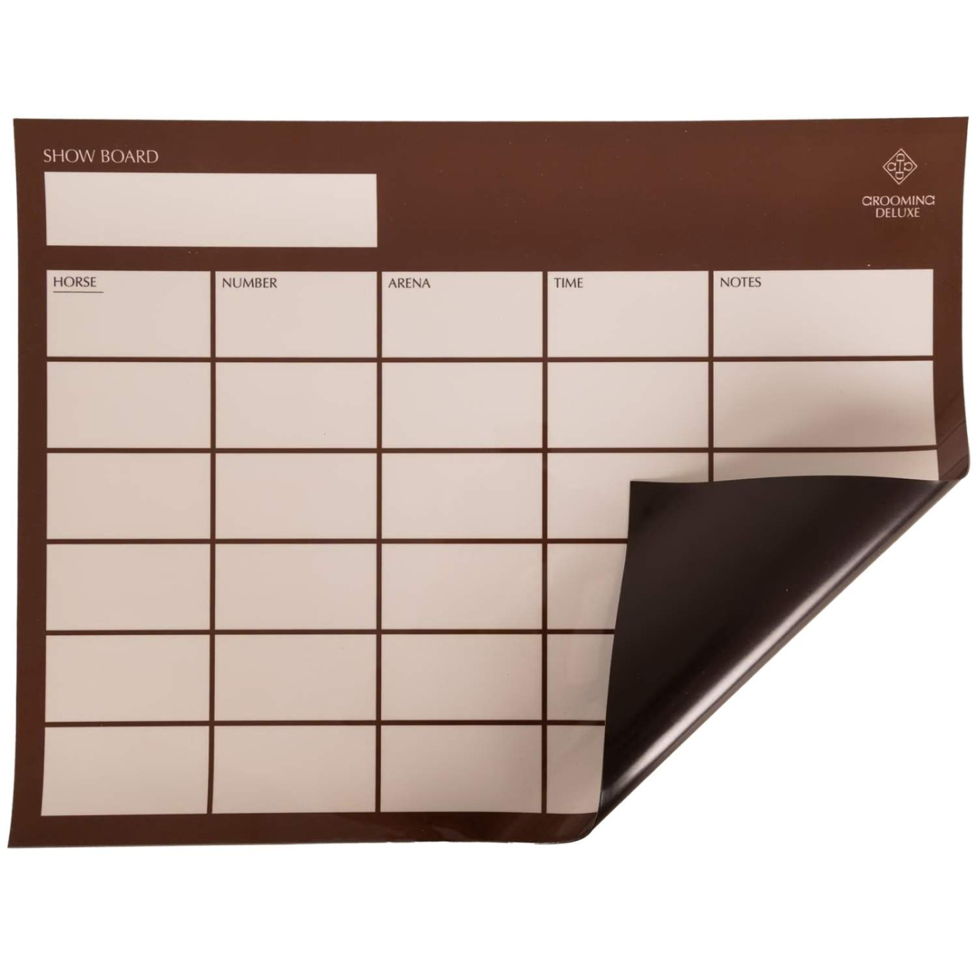 Tavla Show Board Magnetic Brun