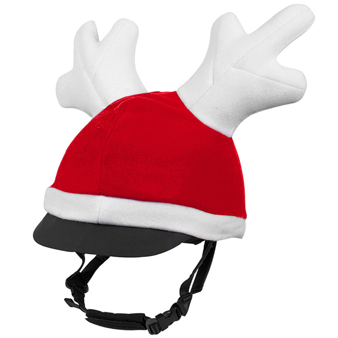 Hjälmöverdrag Christmas Renhorn Röd/Vit