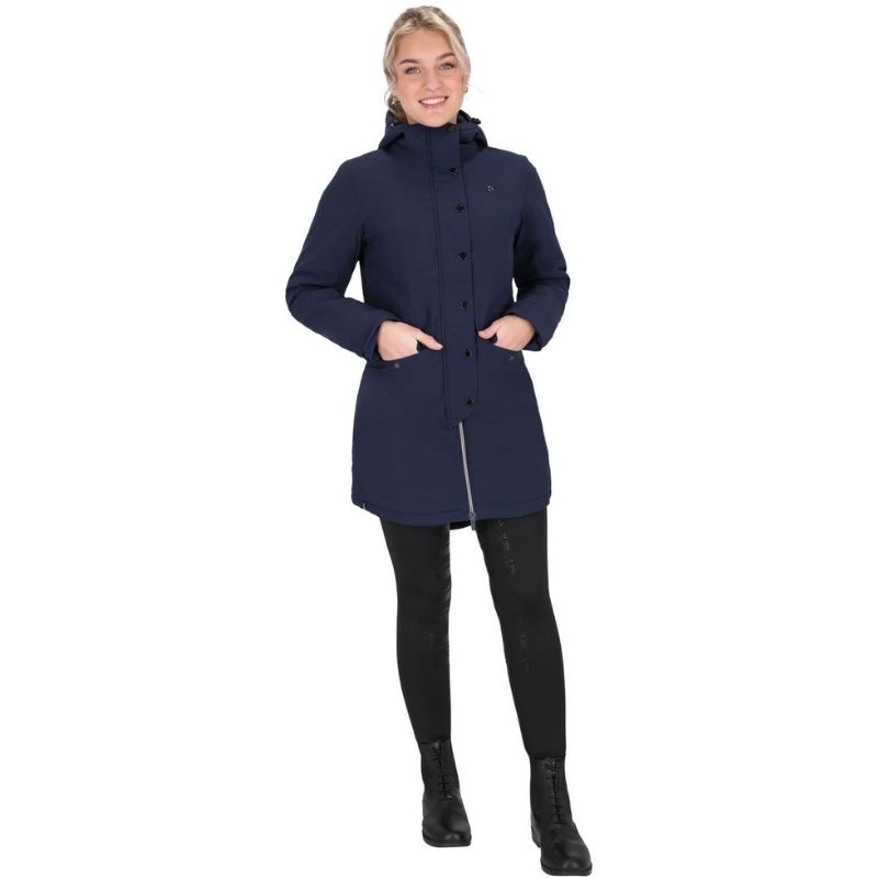 Ridparkas Linde Waterproof Marinblå