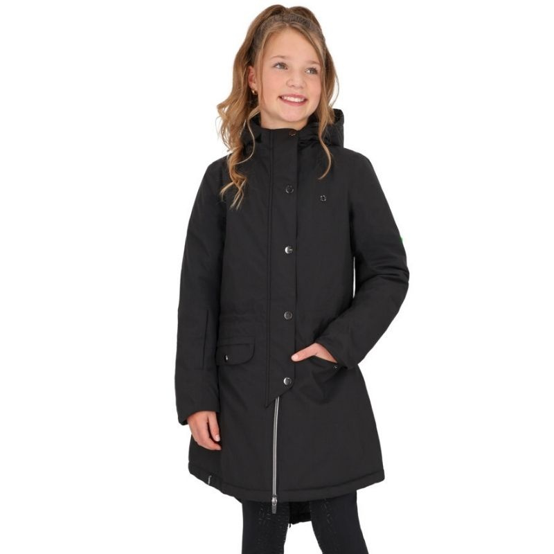Ridparkas Barn/Junior Linde Waterproof Svart