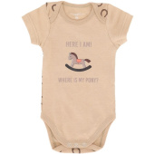 Kortärmad Body Bobby Beige Kortärmad Body Bobby Beige
