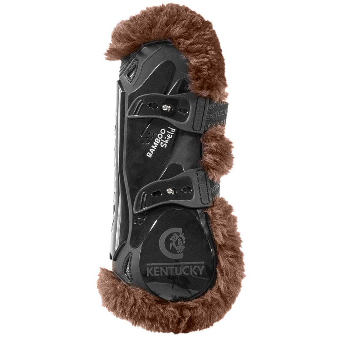 Senskydd Vegan Sheepskin Bamboo Elastic Svart/Brun