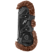 Senskydd Vegan Sheepskin Bamboo Elastic Svart/Brun Senskydd Vegan Sheepskin Bamboo Elastic Svart/Brun