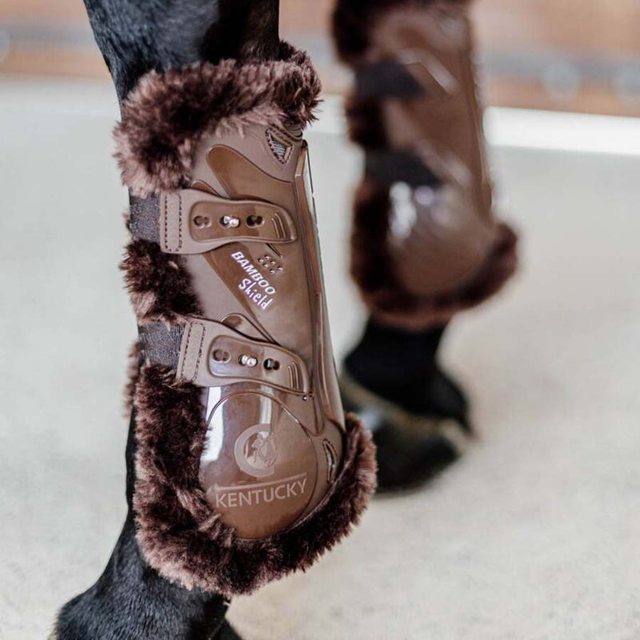 Senskydd Vegan Sheepskin Bamboo Elastic Brun/Brun