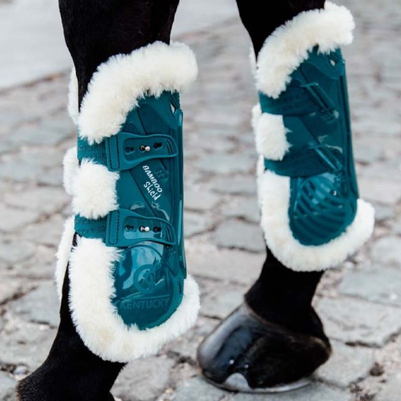 Senskydd Vegan Sheepskin Bamboo Elastic Smaragdgrön