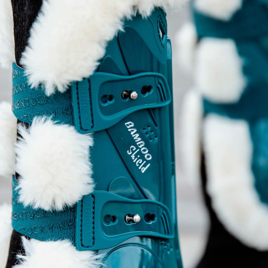 Senskydd Vegan Sheepskin Bamboo Elastic Smaragdgrön