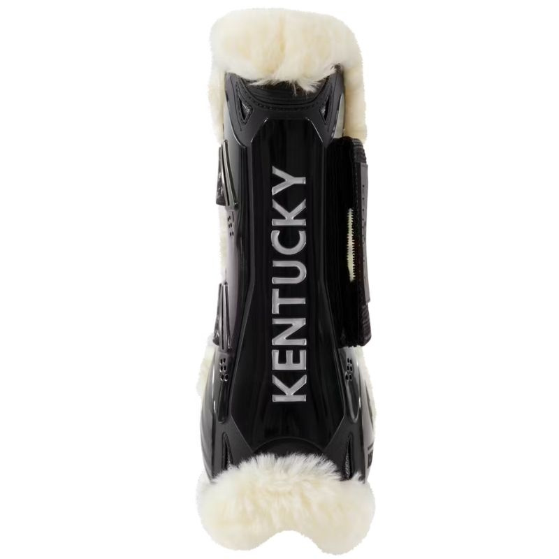 Senskydd Vegan Sheepskin Velcro Svart