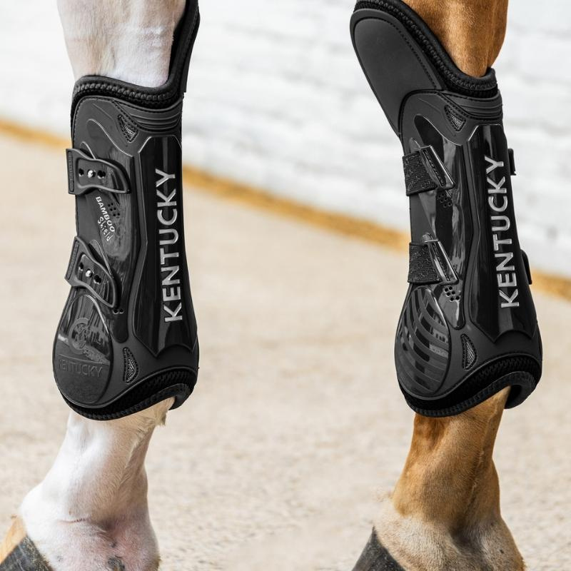 Benskydd Bamboo Shield Elastic Knee Protection Svart