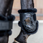 Strykkappor Young Vegan Sheepskin Svart/Svart Strykkappor Young Vegan Sheepskin Svart/Svart