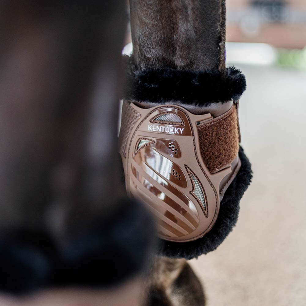 Strykkappor Young Vegan Sheepskin Brun/Svart