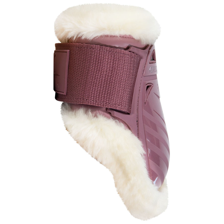 Strykkappor Young Vegan Sheepskin Gammelrosa