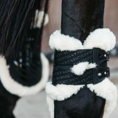Strykkappor Elastic Vegan Sheepskin Svart Strykkappor Elastic Vegan Sheepskin Svart