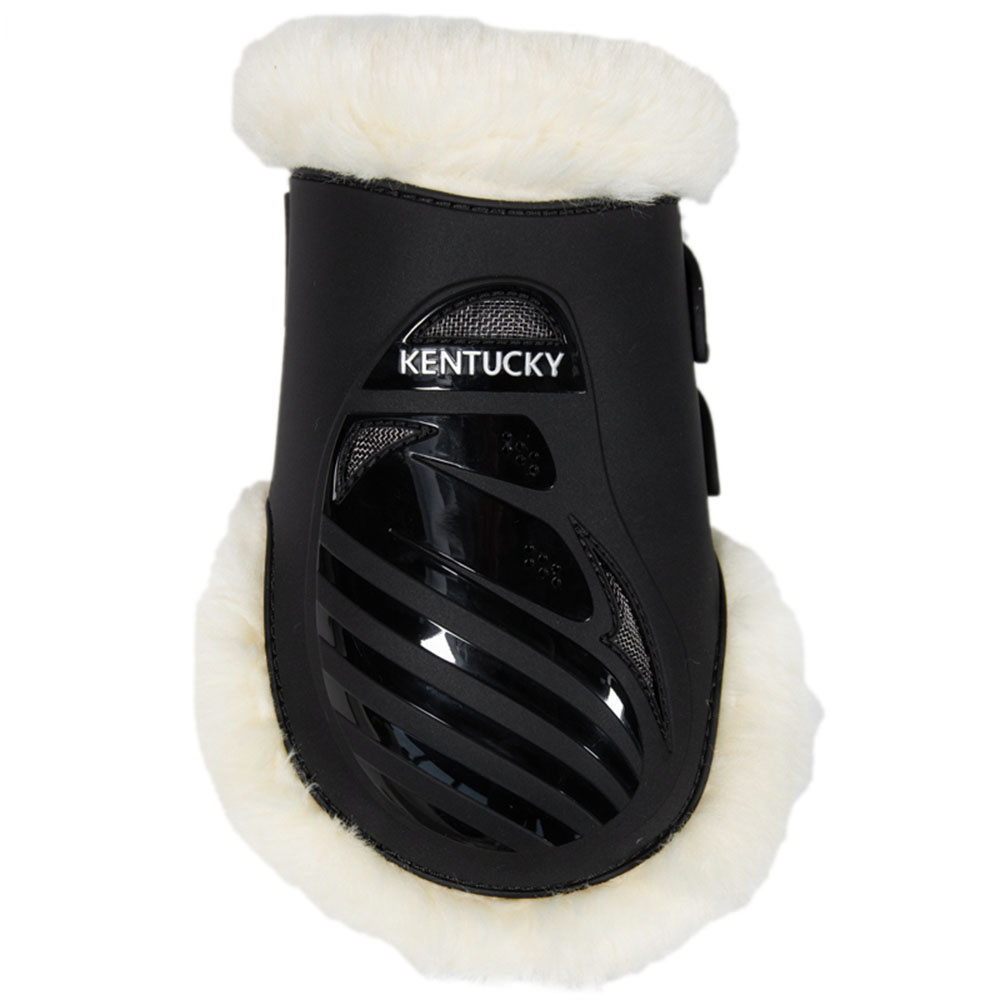 Strykkappor Elastic Vegan Sheepskin Svart