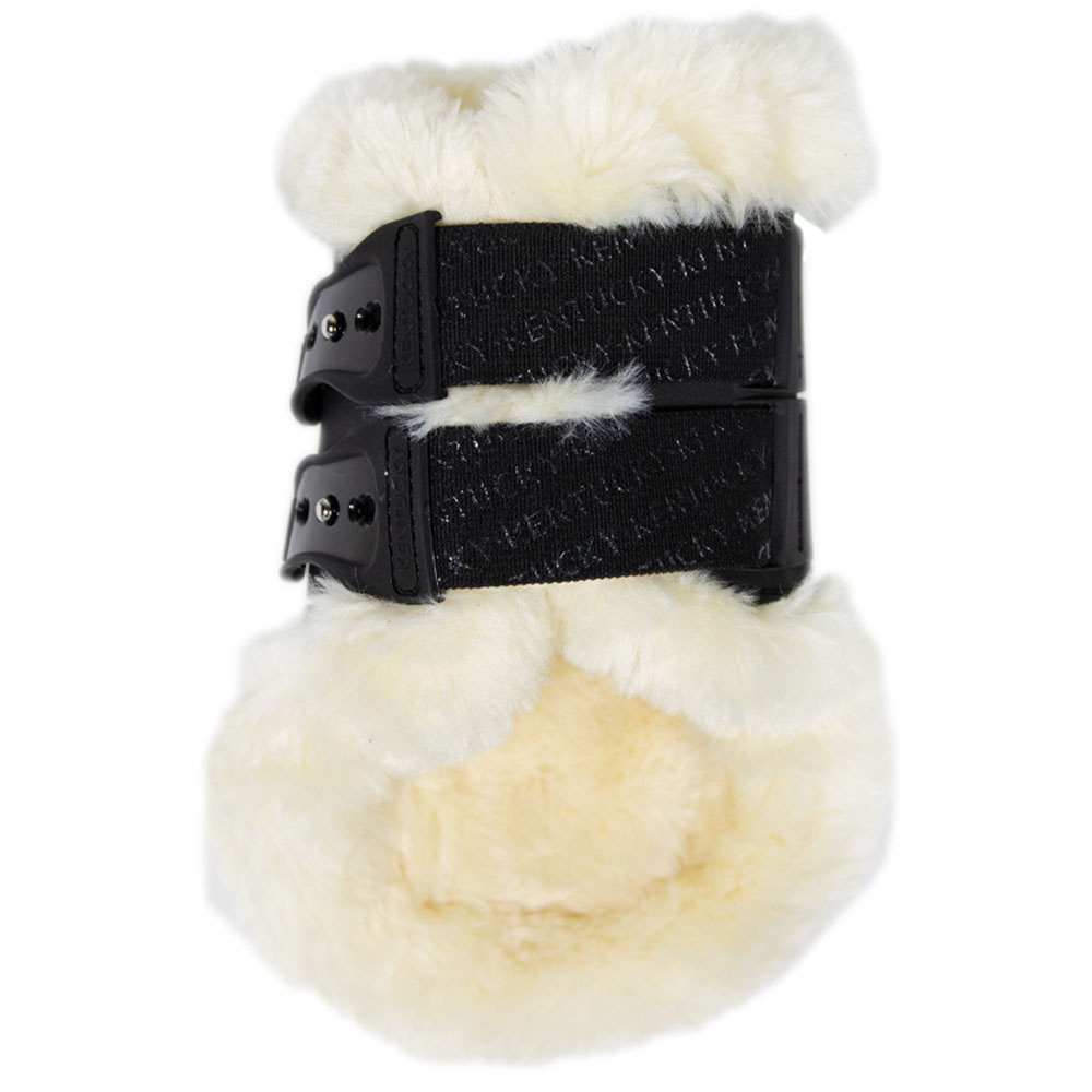 Strykkappor Elastic Vegan Sheepskin Svart