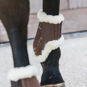 Strykkappor Elastic Vegan Sheepskin Brun Strykkappor Elastic Vegan Sheepskin Brun