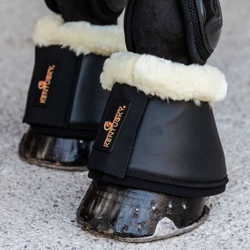 Boots Sheepskin Leather Svart
