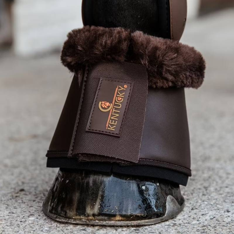 Boots Konstläder Sheepskin Brun