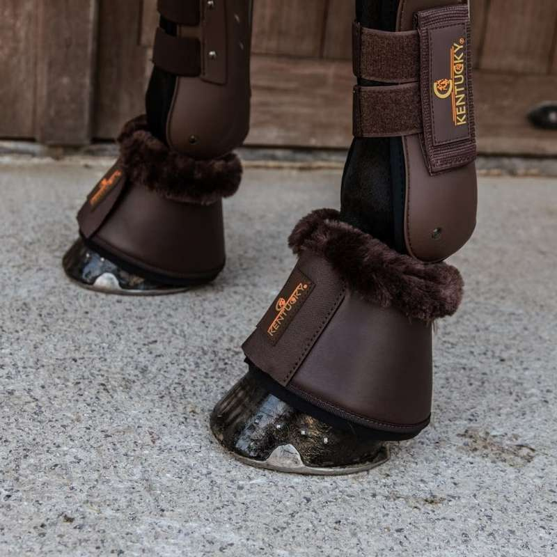 Boots Konstläder Sheepskin Brun