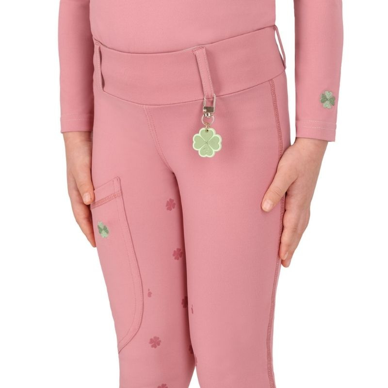 Ridtights Barn/Junior Lucky Start Full Grip Rosa