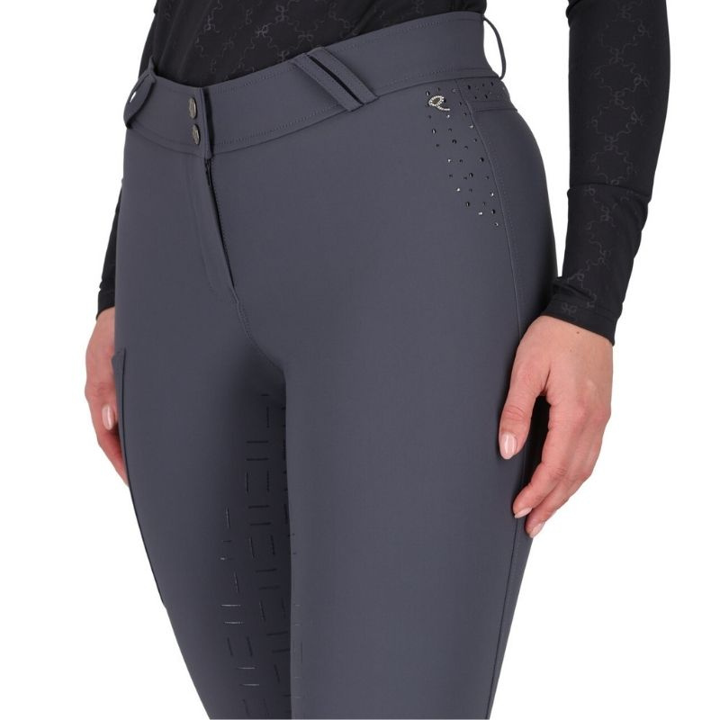 Ridbyxor Livora Full Grip Grå