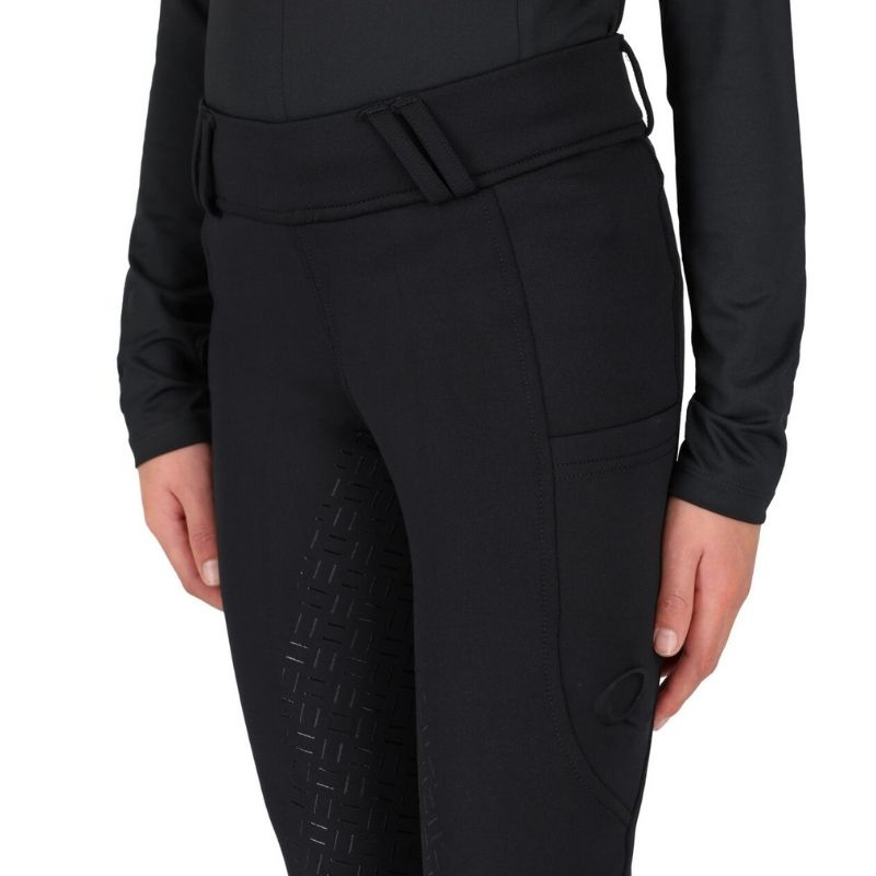 Ridtights Barn/Junior Valletta Full Grip Svart