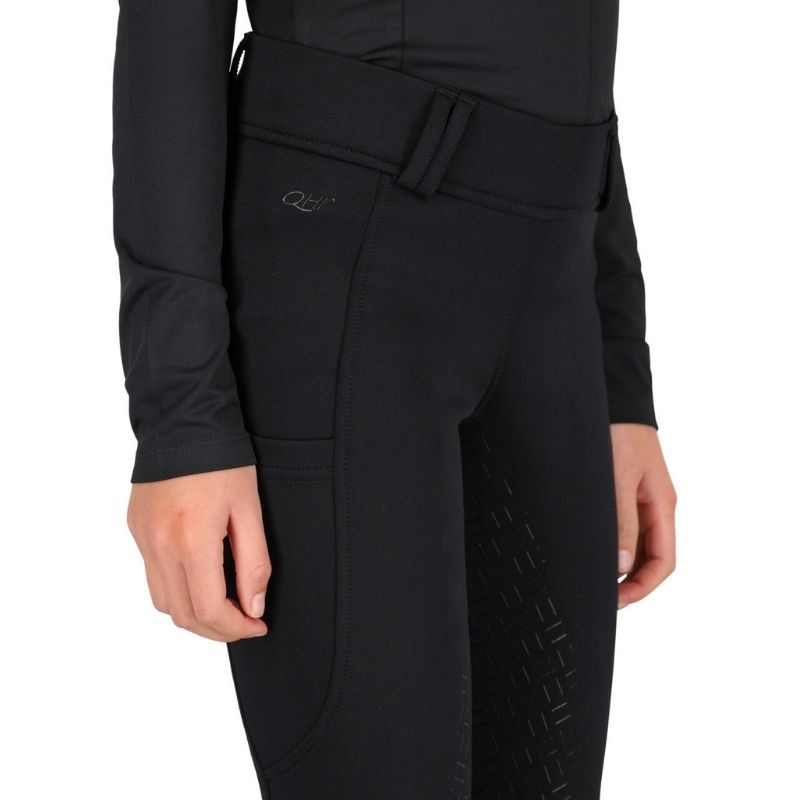 Ridtights Barn/Junior Valletta Full Grip Svart
